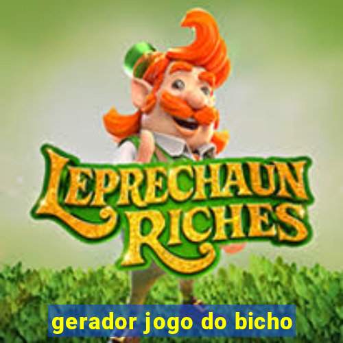 gerador jogo do bicho